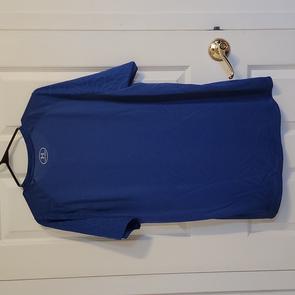Under Armour MK1 TEE Blue Xl HeatGear Athletic Tee - Picture 2 of 5